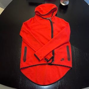 Red Nike Tech Cape Jacket